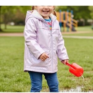 Carter's Light Purple Hooded Raincoat, it’s new